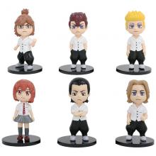 Tokyo Revengers anime figures set(6pcs a set)(OPP bag)