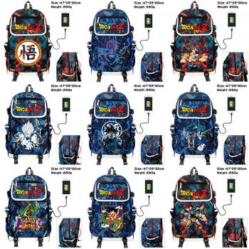 Dragon Ball anime canvas camouflage backpack bag