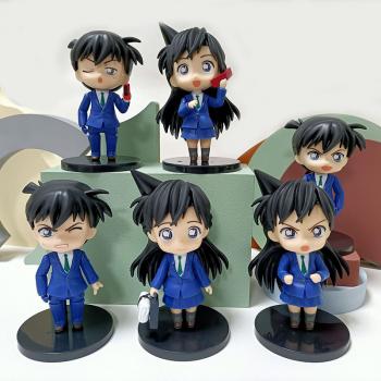 Detective conan anime figures set(6pcs a set)(OPP bag)