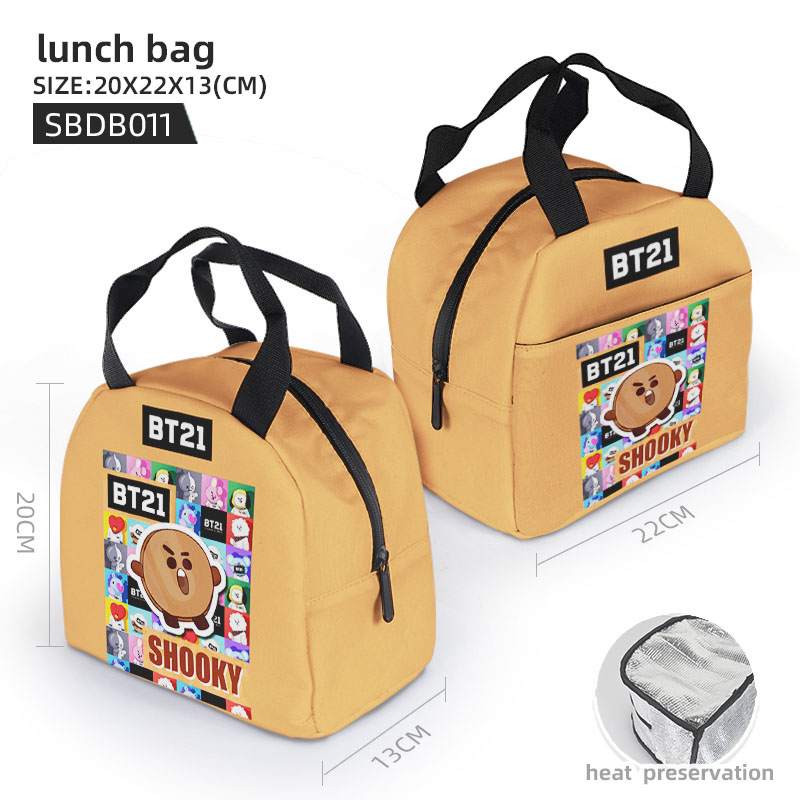 Buy New Arrival BTS Lunch Box Bangtan Boys Cool Thermal Lunch Bag Storage  Picnic Bag Pouch Portable Handbags For Women BTS ARMY SUGA Online at  desertcartHong Kong