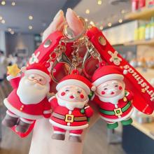 Santa Claus Father Christmas anime figure doll key chains