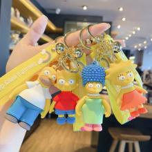 The Simpsons anime figure doll key chains