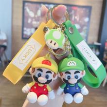 Super Mario anime figure doll key chain