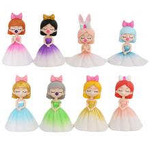 Rainbow Princess anime figures set(8pcs a set)