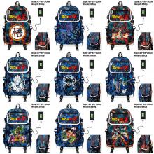 Dragon Ball anime canvas camouflage backpack bag