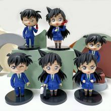 Detective conan anime figures set(6pcs a set)(OPP bag)