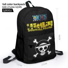 One Piece anime full color backpack bag