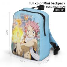 Fairy Tail anime full color mini backpack bag