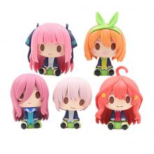 The Quintessential Quintuplets anime figures set(5pcs a set)(OPP bag)