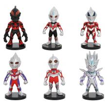 Ultraman anime figures set(6pcs a set)(OPP bag)