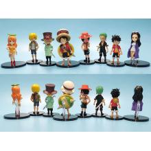 One Piece anime figures set(8pcs a set)(OPP bag)