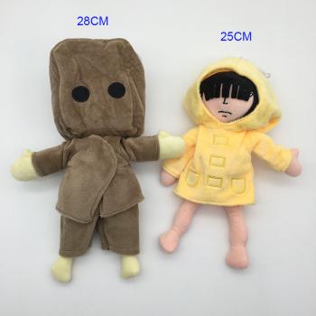 10inche Little Nightmares game plush dolls set(2pcs a set)