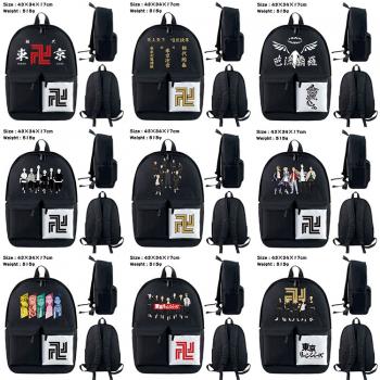 Tokyo Revengers anime nylon backpack bag