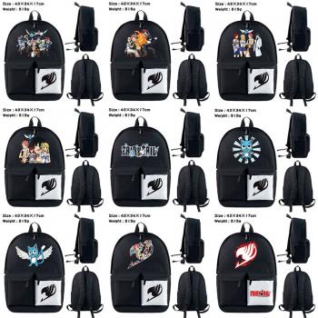 Fairy Tail anime nylon backpack bag