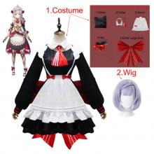 Genshin Impact Noelle game cosplay dress cloth costume