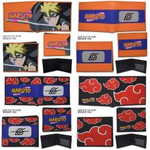 Naruto PVC silicone wallet