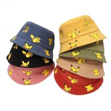 Pokemon pikachu bucket hat fisherman hat cap