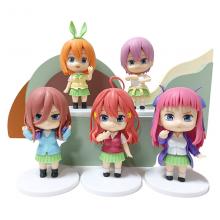 The Quintessential Quintuplets anime figures set(5pcs a set)(OPP bag)