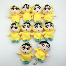 5.6inches Crayon Shin-chan anime plush dolls set(10pcs a set)