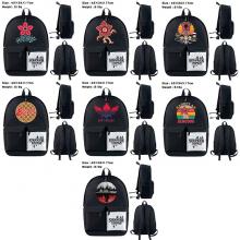 Stranger Things anime nylon backpack bag