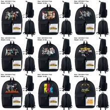 My Hero Academia anime nylon backpack bag