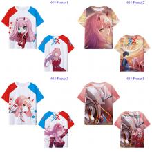 Darling in the FranXX 02 anime micro fiber t-shirt t shirt