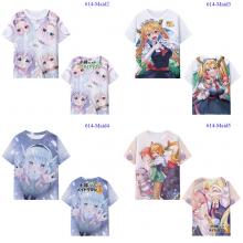 Miss Kobayashi's Dragon Maid anime micro fiber t-s...