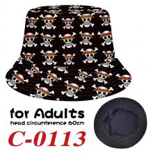 One Piece anime bucket hat fisherman beach cap