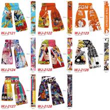 Dragon Ball anime wrap scarf