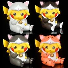 The cat cosplay pikachu figure