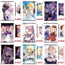 Genshin Impact game wall scroll wallscrolls 60*90C...