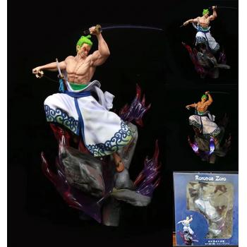 One piece Zoro anime figure(can lighting)