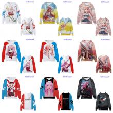 Darling in the FranXX 02 anime hoodies sweatshirts cloth