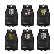 Attack on Titan anime backpack bag