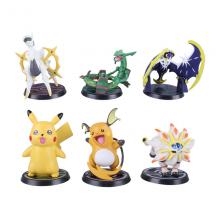 Pokemon anime figures set(6pcs a set)(OPP bag)