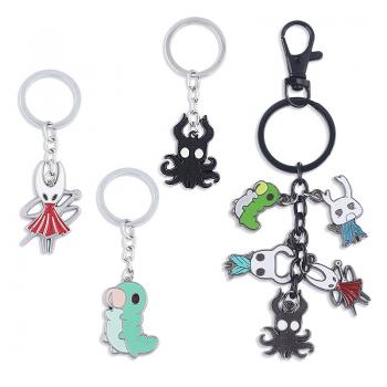 Hollow Knight game key chain necklace