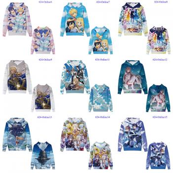 Sword Art Online anime hoodies sweatshirts cloth