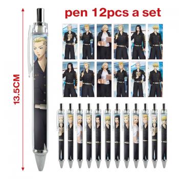 Tokyo Revengers anime ballpoint pen ball pens(12pcs a set)