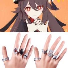 Genshin Impact game cosplay rings set(7pcs a set)