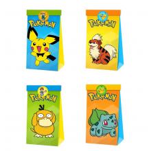 Pokemon food packing wrapping paper bag package(12...