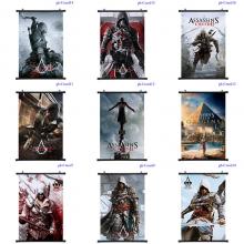 Assassin's creed game wall scroll