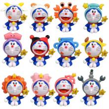 Doraemon zodiac anime figures set(12pcs a set)(OPP bag)