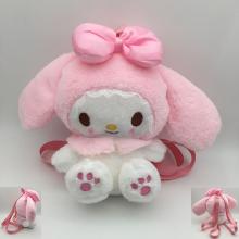 Melody anime plush backpack bag