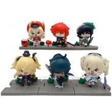 Genshin Impact game figures set(6pcs a set)(OPP ba...