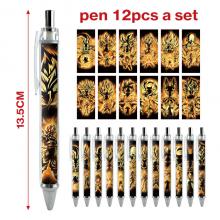 Dragon Ball anime ballpoint pen ball pens(12pcs a set)