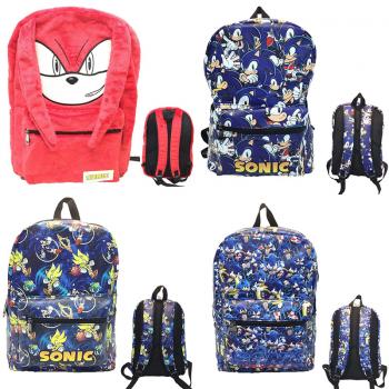 Sonic The Hedgehog game backpack bag