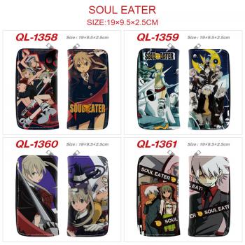 Soul Eater anime long zipper wallet purse