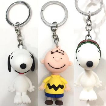 Snoopy anime figure doll key chain