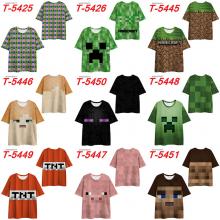 Minecraft game short sleeve t-shirt