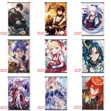 Genshin Impact game wall scroll wallscroll(60*90CM)